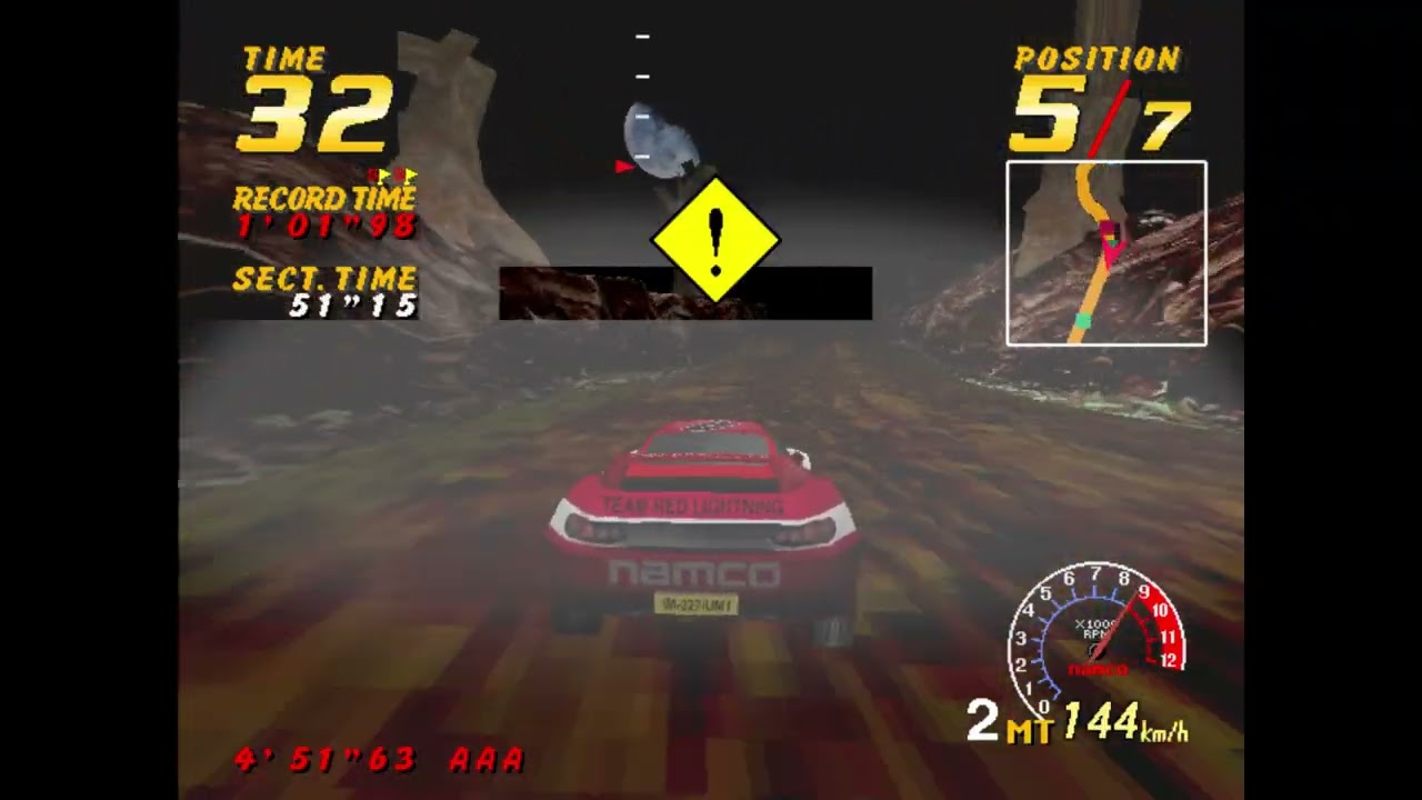Dirt Dash 1995 Namco Red Lightning MT City Playthrough 5