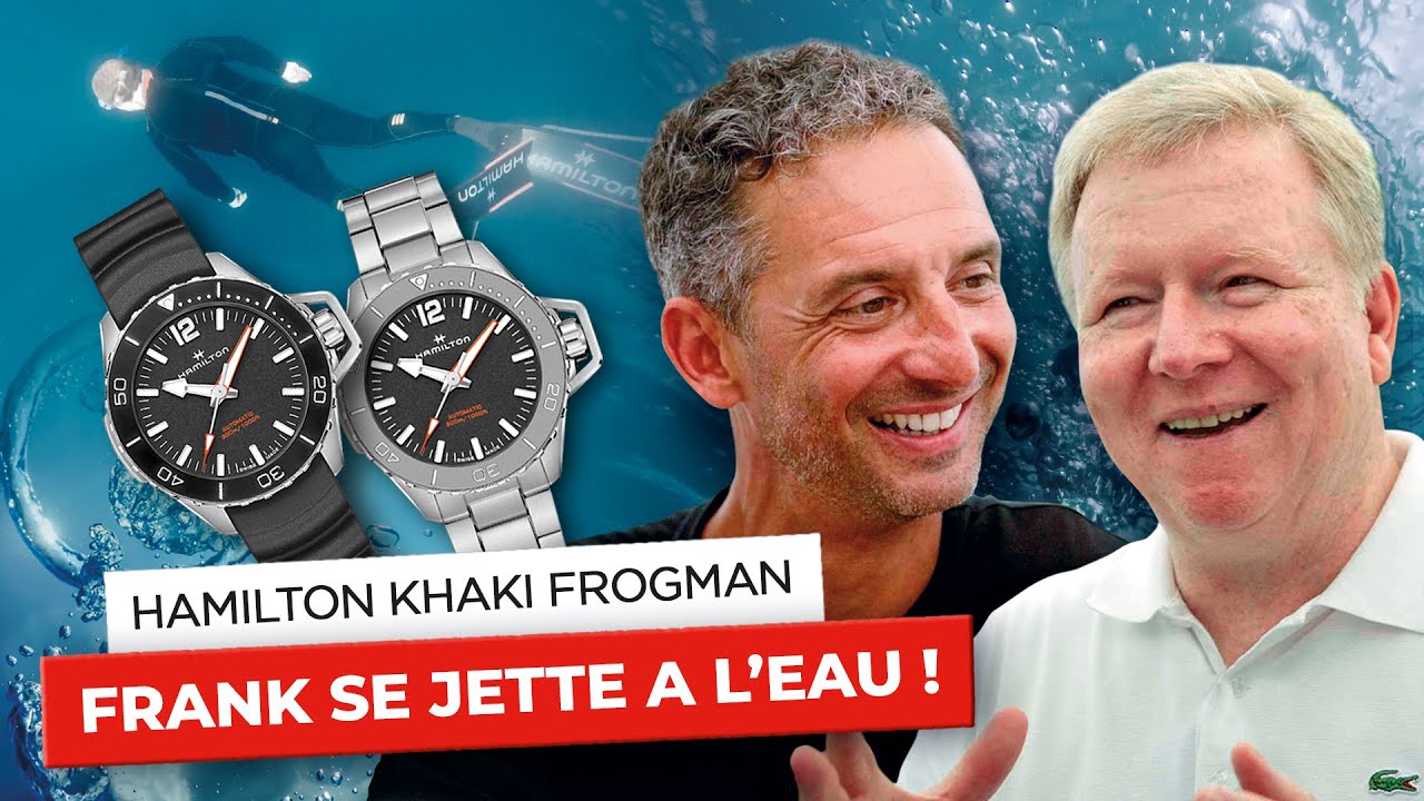 Frank se jette à l'eau avec un champion du monde d'apnée : Pierre Frolla !