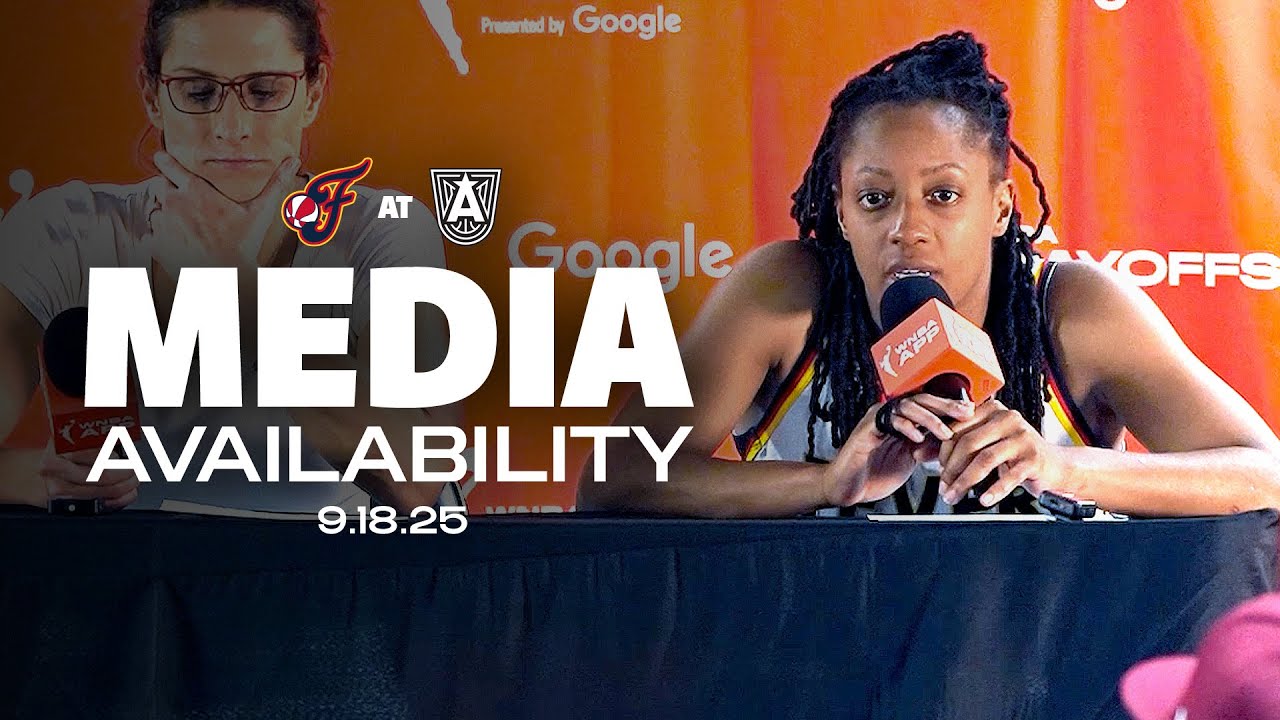 Stephanie White, Natasha Howard & Kelsey Mitchell | Postgame Media Availability at Atlanta Dream