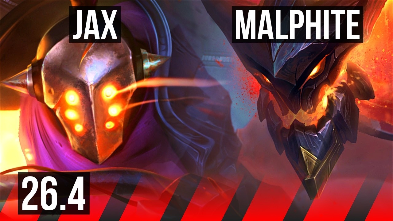 JAX vs MALPHITE (TOP) | Perfect KDA: 13/0/4 | EUW Master | 26.4