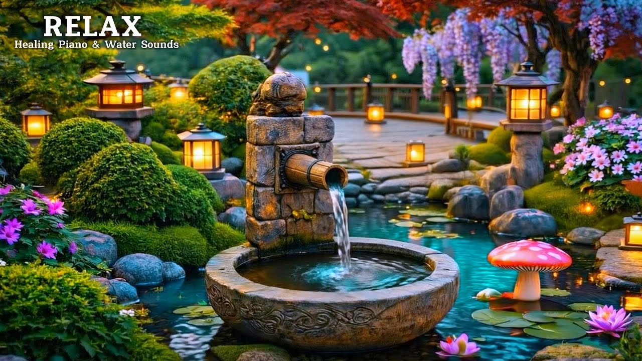 Healing Piano & Water Sounds – Deep Inner Calm & Emotional Healing
