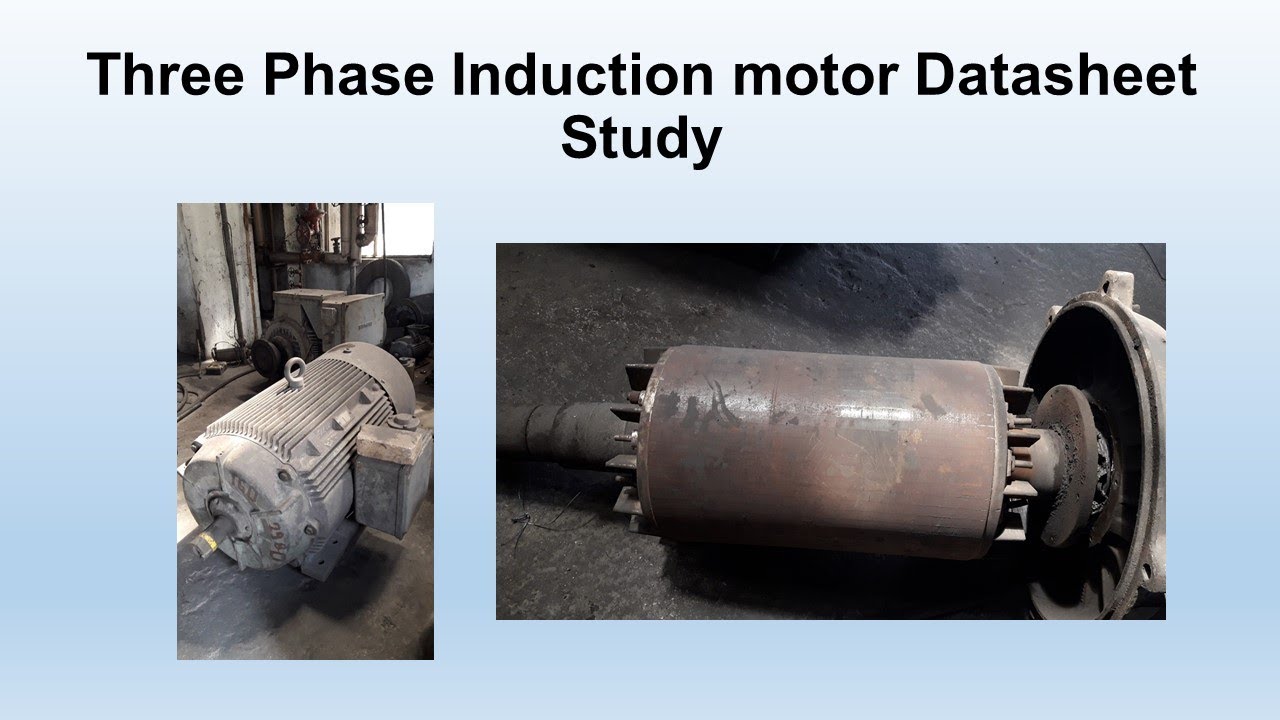 Three Phase induction motor Datasheet study, Torque slip characteristics