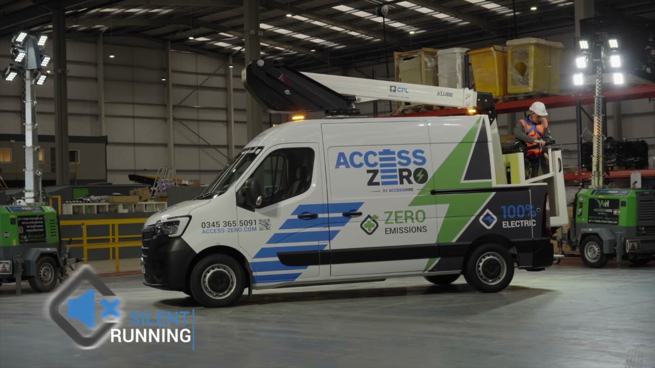 Access Zero - The UK's First Fully Electric Van Mounted MEWP