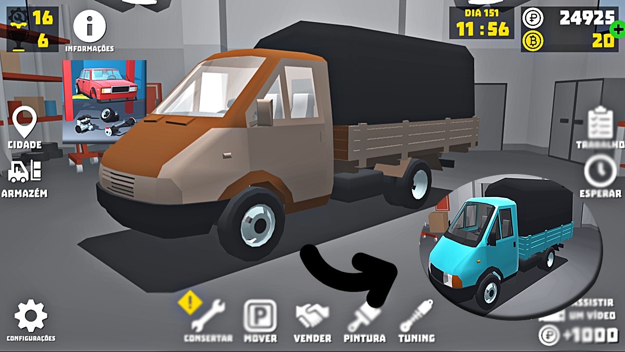 DEIXEI O GAZ-3302 ZERADO NOVAMENTE no RETRO GARAGE!