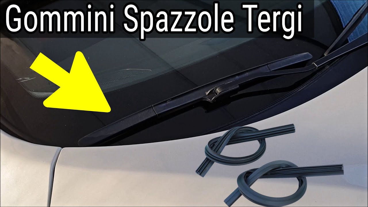 Sostituzione Gommini Spazzole Tergicristallo Nissan Qashqai, Anche Per Altre Auto