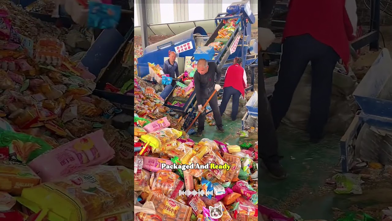 Превращение просроченных продуктов в ценные ресурсы. #ПереработкаПродуктовПитания #КормаДляКормле...