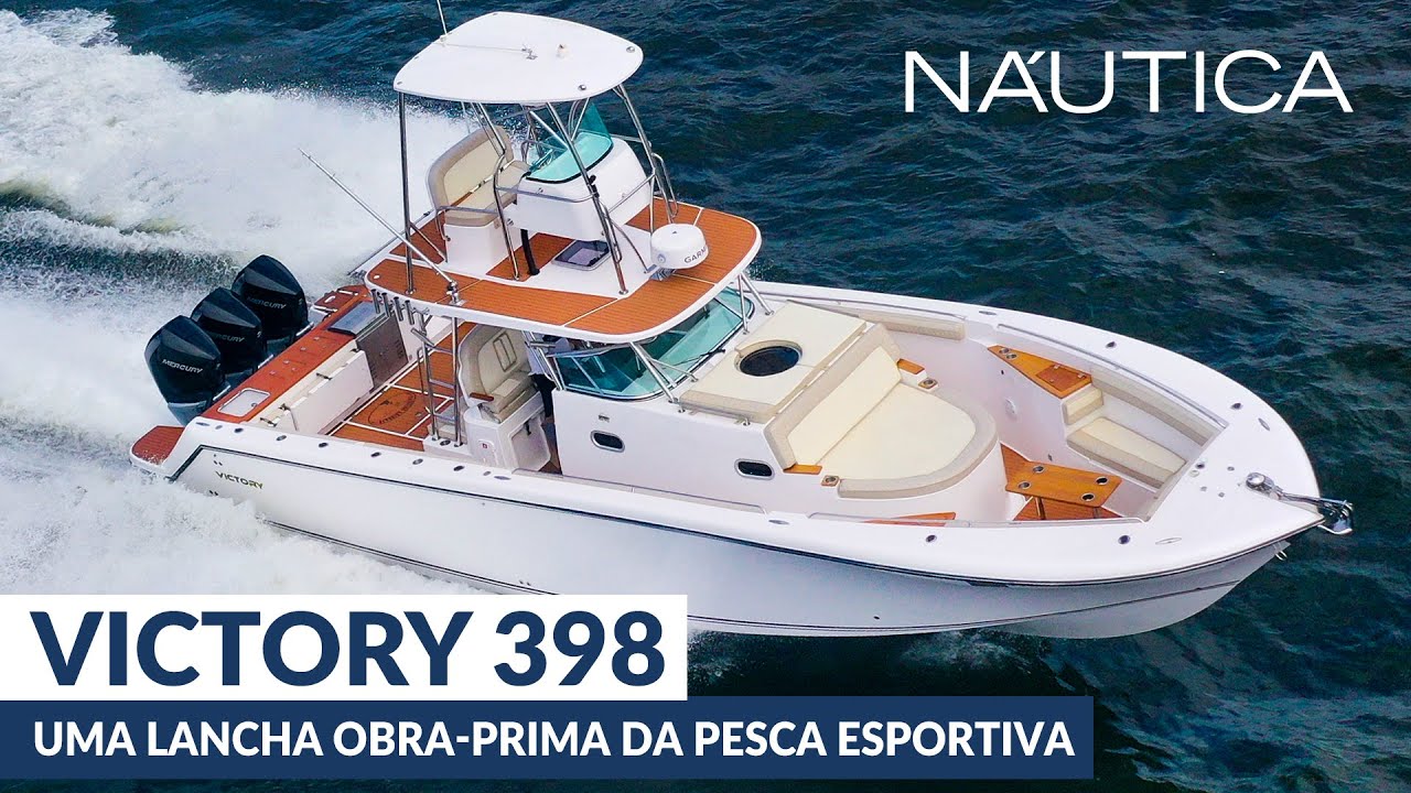 Teste Victory 398: uma lancha obra-prima da pesca esportiva | N&Aacute;UTICA