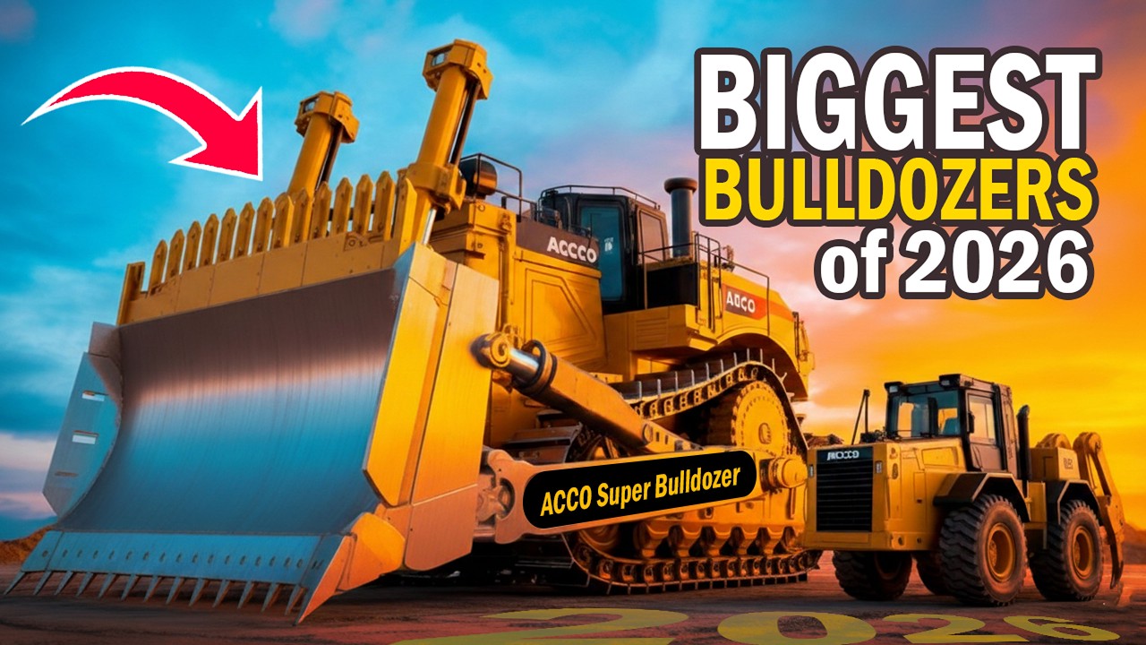 Рейтинг крупнейших в мире бульдозеров | Shantui, Komatsu, Caterpillar TITANS