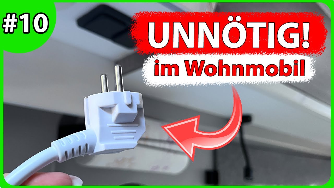 Diesen Fehler macht fast jeder im Wohnmobil! 🔌⚡️SO geht Wohnmobil #10