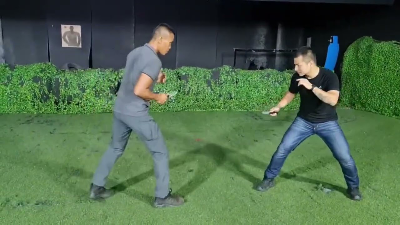 Sparring Knife fighting thai การต่อสู้ด้วยมีด