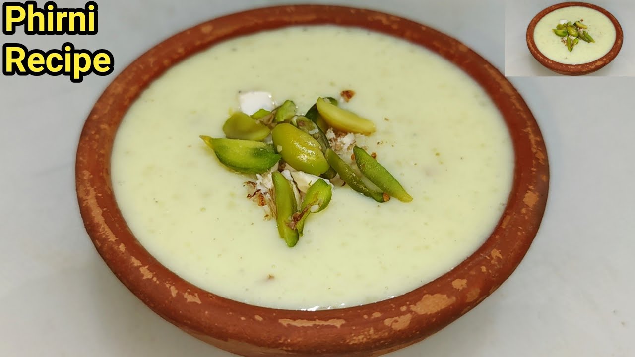 Easy Perfect Phirni Recipe सिर्फ 3 चीजों से फिरनी बनाने का आसान तरीका | Shahi Phirni | Chef Ashok