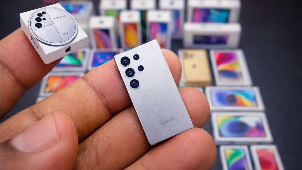 Mini Samsung Galaxy S26 Ultra Miniature Unboxing #minibox 