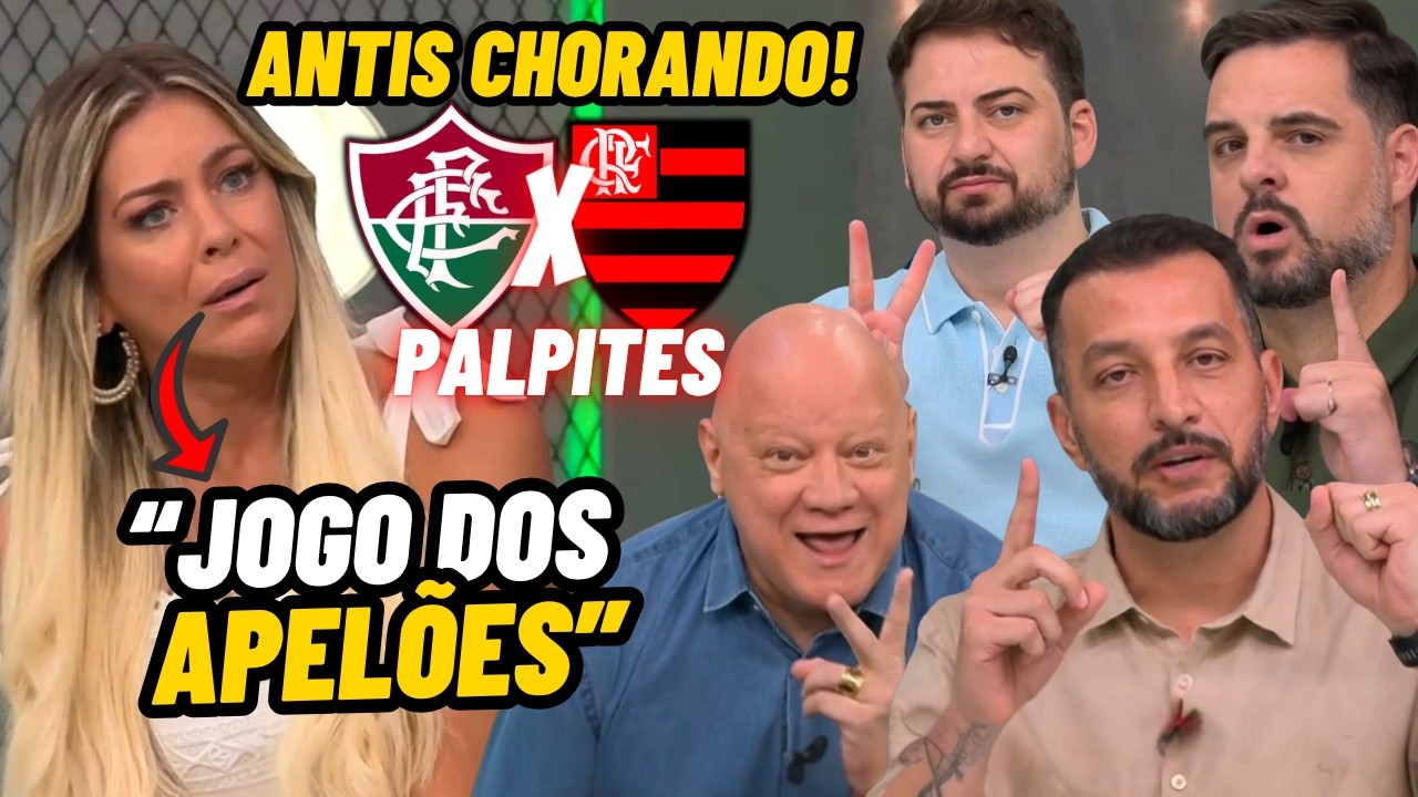 A CHORADEIRA dos ANTIS FLAMENGO N&Atilde;O ACABA! Jogo Aberto PALPITES Fluminense x Flamengo AO VIVO FlaFlu