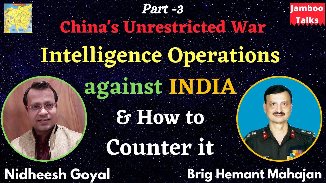 Intelligence Operations against INDIA & How to Counter it | Brig Hemant Mahajan & Nidheesh Goyal