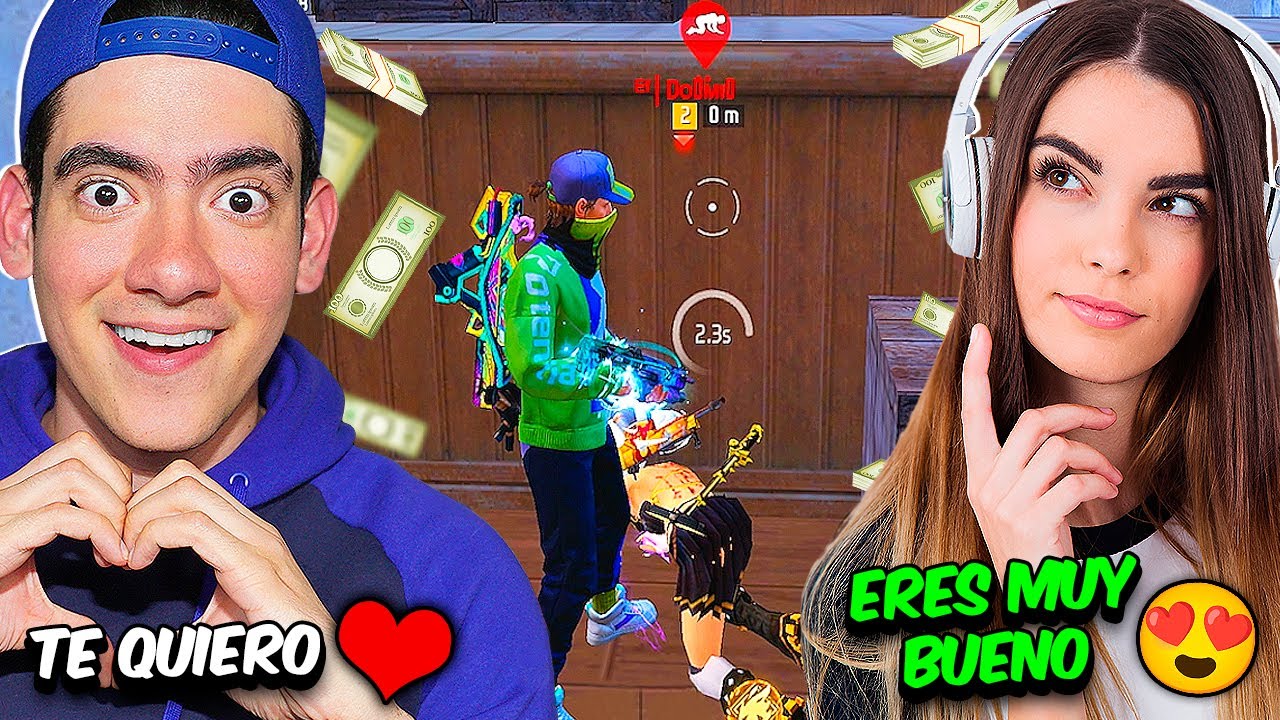 CONTRATÉ UNA CHICA PARA QUE JUEGUE FREE FIRE CONMIGO !! | TheDonato