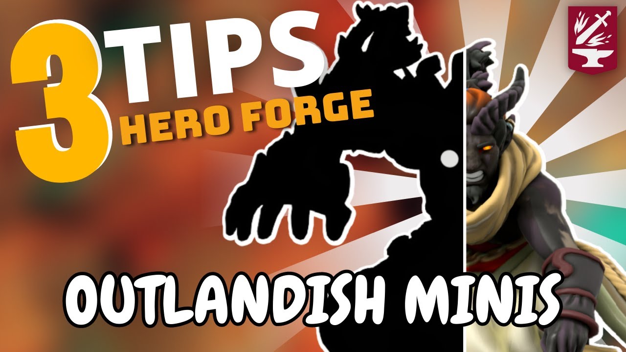 3 Tips to Generate Outlandish Miniatures on Heroforge