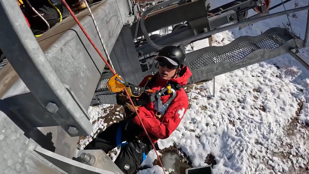 Chairlift Tower Rescue: Remote Access Transfer System (Ski Patrol)