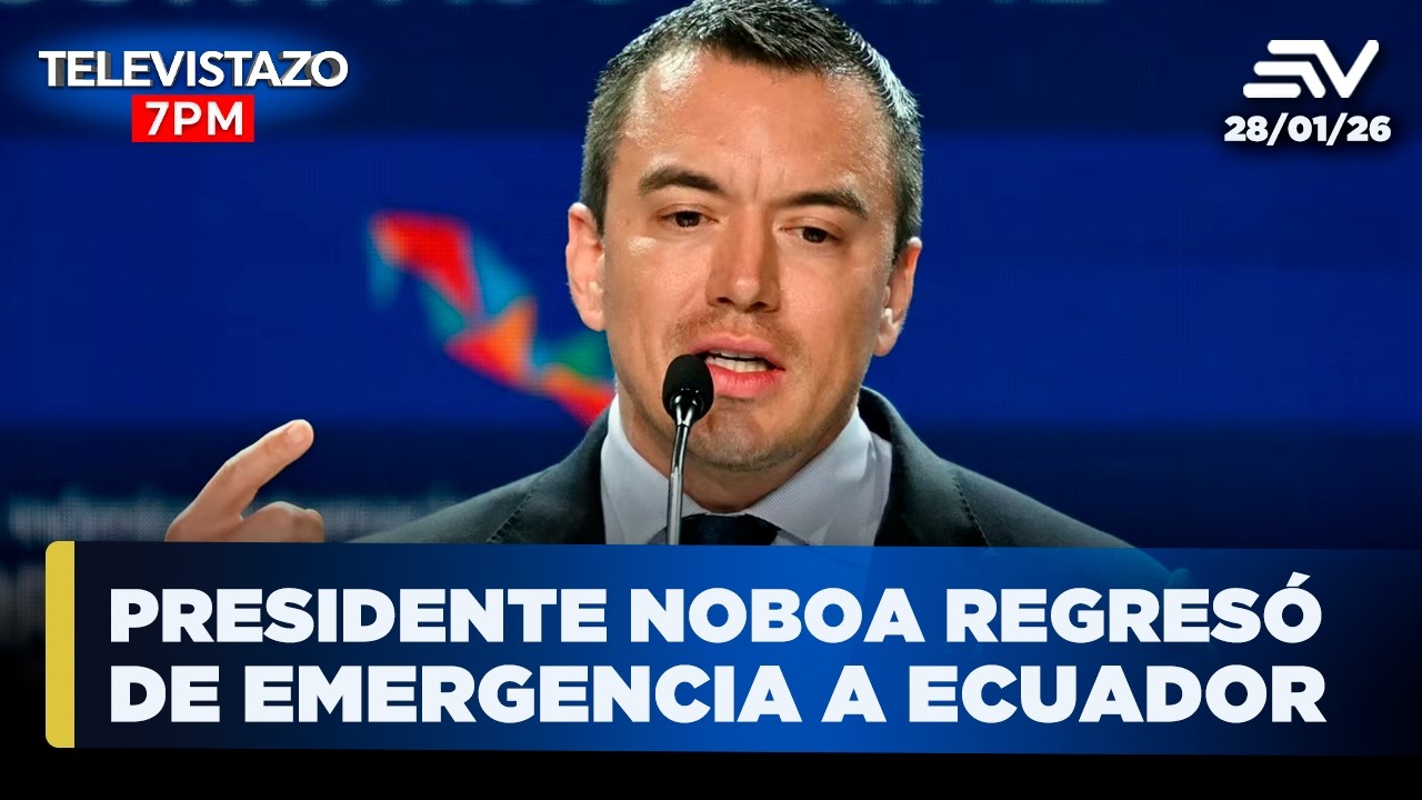 Colombia impone arancel del 30 % al arroz ecuatoriano | Televistazo 7PM🔴NOTICIAS 27 de enero 2026