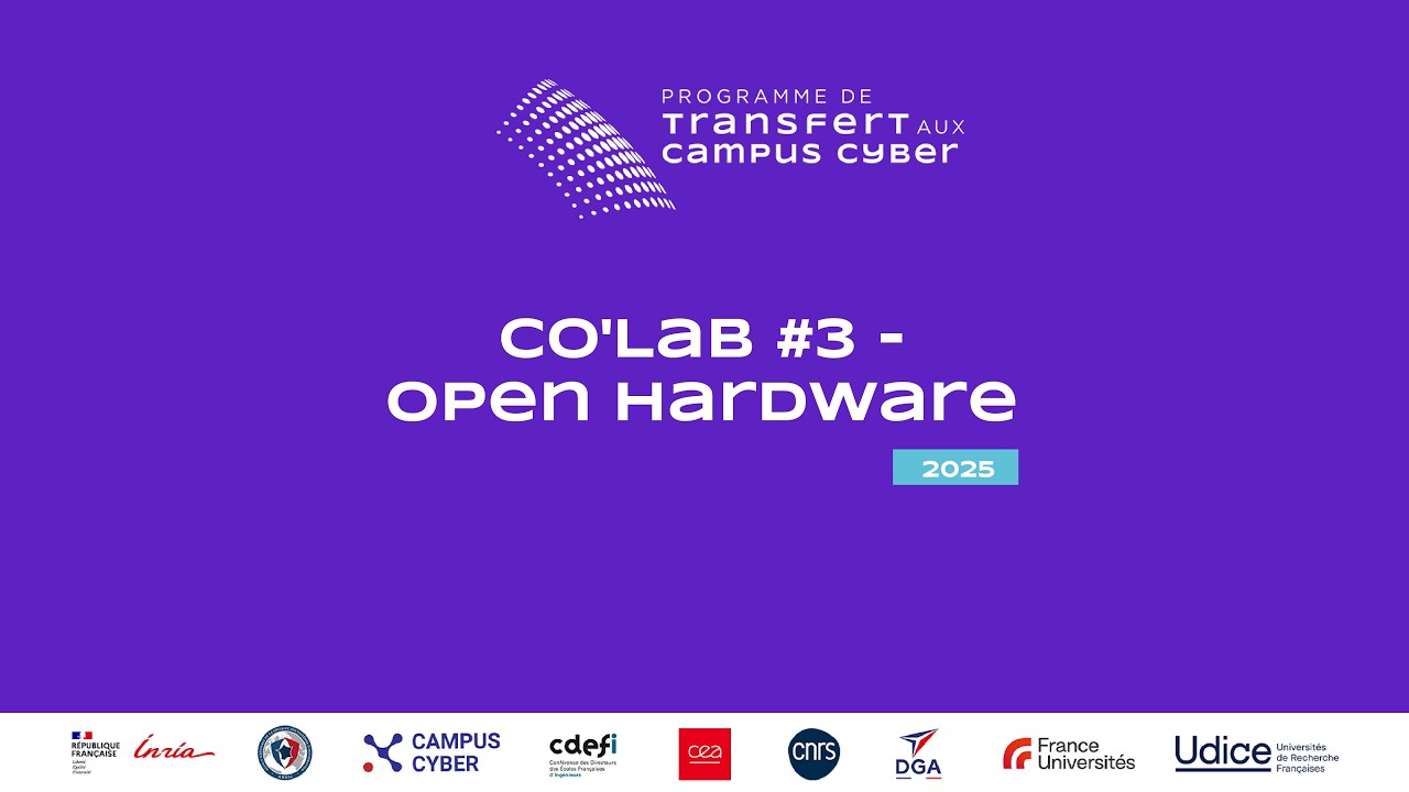 Co'Lab #3 - Open Hardware - Lab Cyber du PTCC