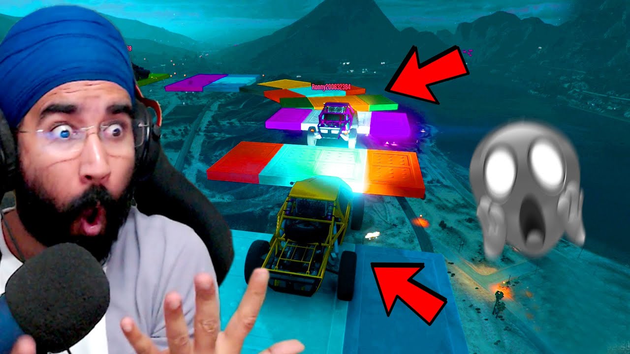 GTA ONLINE - POINT TO POINT GTA FULL FUN + GUN FIGHT | GTA 5 [HINDI] @GtxPreet
