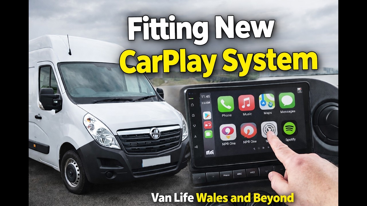 Campavan installed New carplay system for Movano