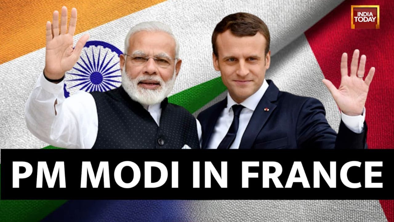 PM Modi Arrives In Paris, Receives Tri-services Guard Of Honour | PM Modi Begins 2-Day France Visit