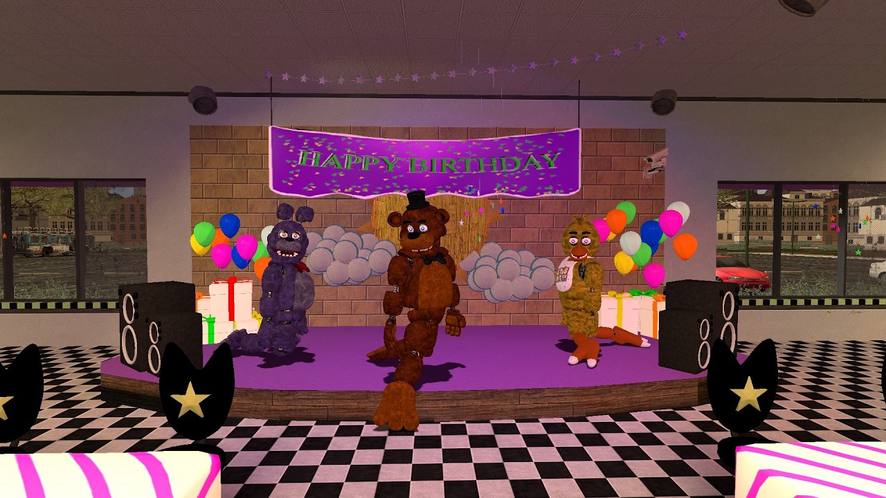 Gmod FNAF Фредди и друзья: новая пиццерия