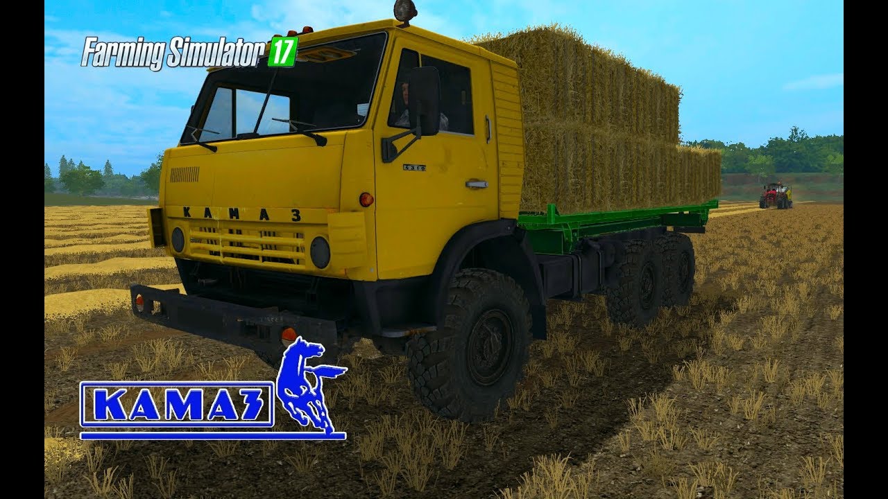 Farming Simulator 2017. НОВОСВЕТЛОВКА. Грузовик КАМАЗ 4310 ПЛАТФОРМА.