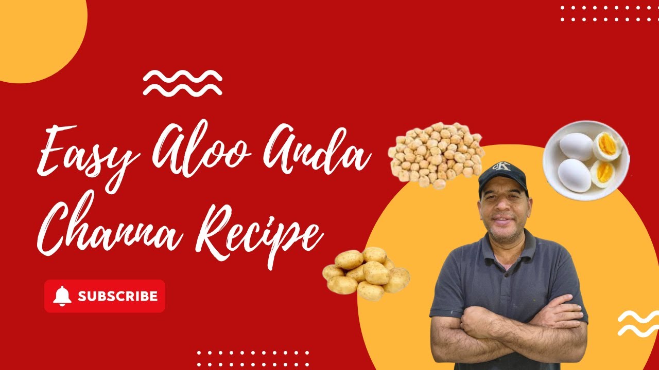Easy Aloo Anda Channa Recipe