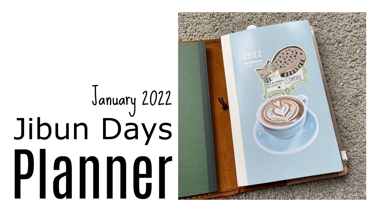 Planner Flip: January 2022 * Jibun Days B6slim