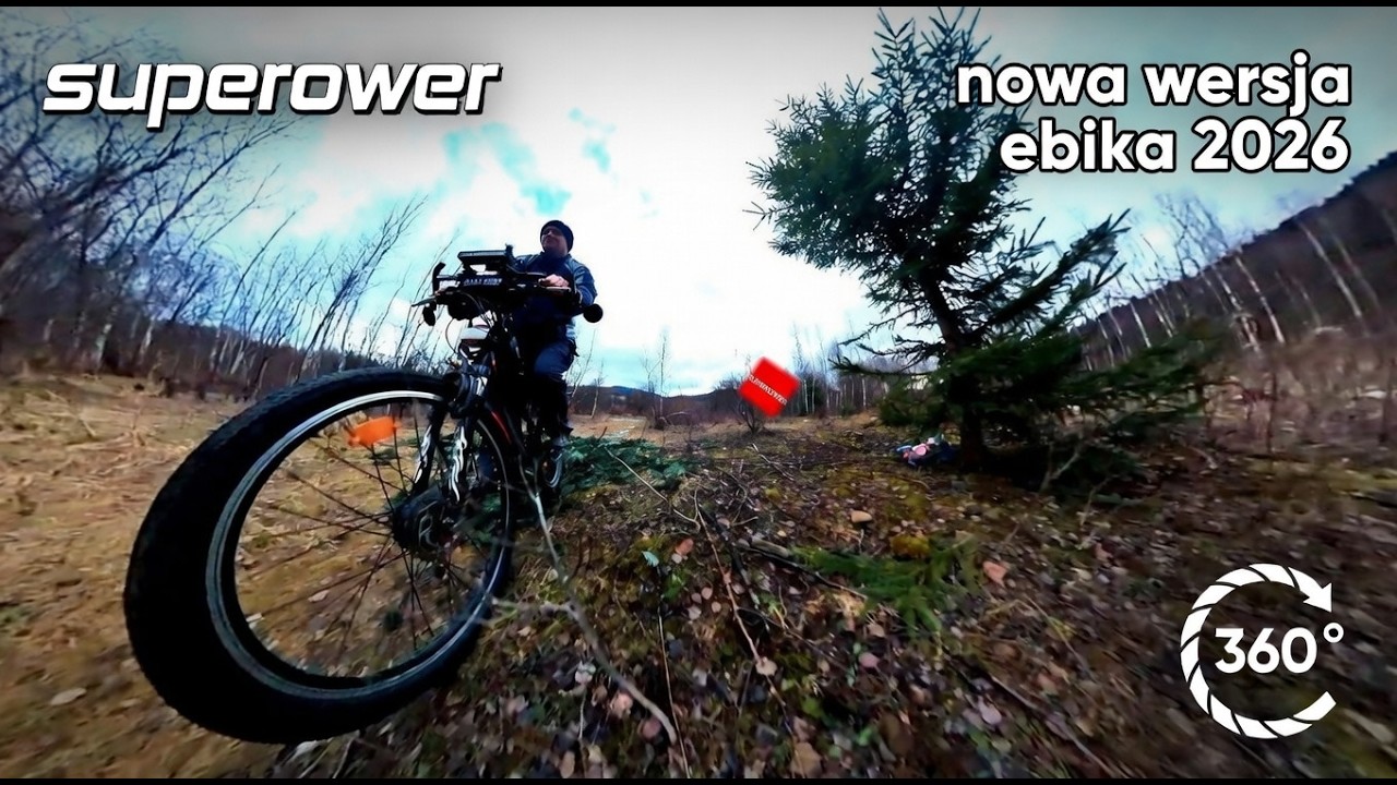 SupeRower EBIKE, video 360&deg; - steruj myszką i decyduj co chcesz widzieć 😯