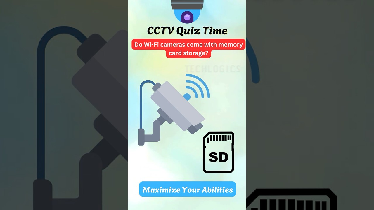 Do Wi-Fi cameras come with memory card storage? | CCTV Quiz
