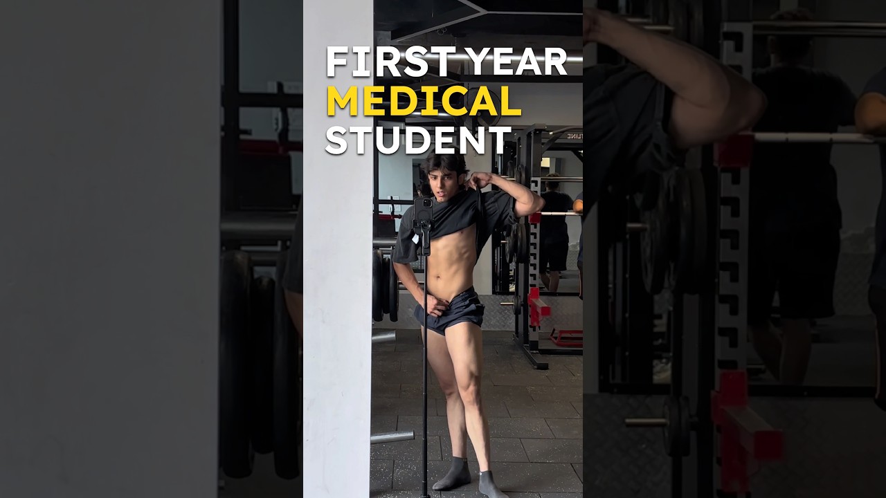 A day as Medical student & Gymrat | Surviving MBBS #mbbs #fitness #hostellife #viral #shorts