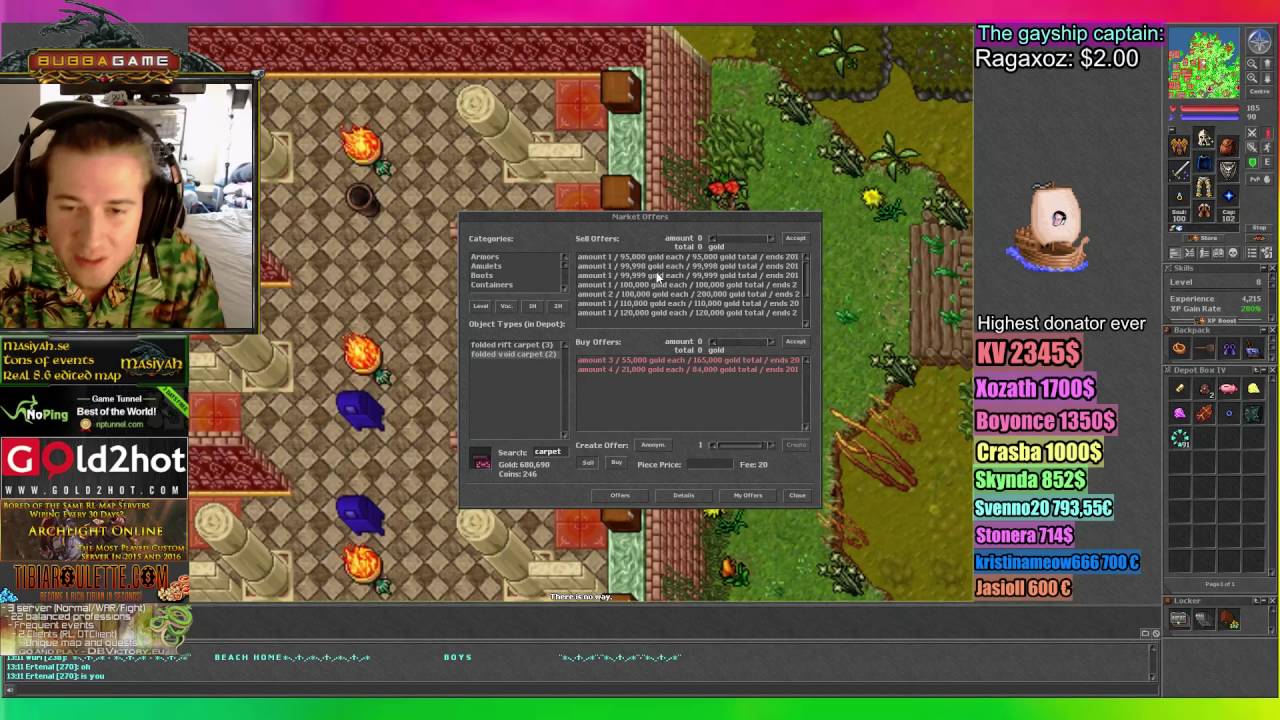 [Tibia] 100 mysterious remains