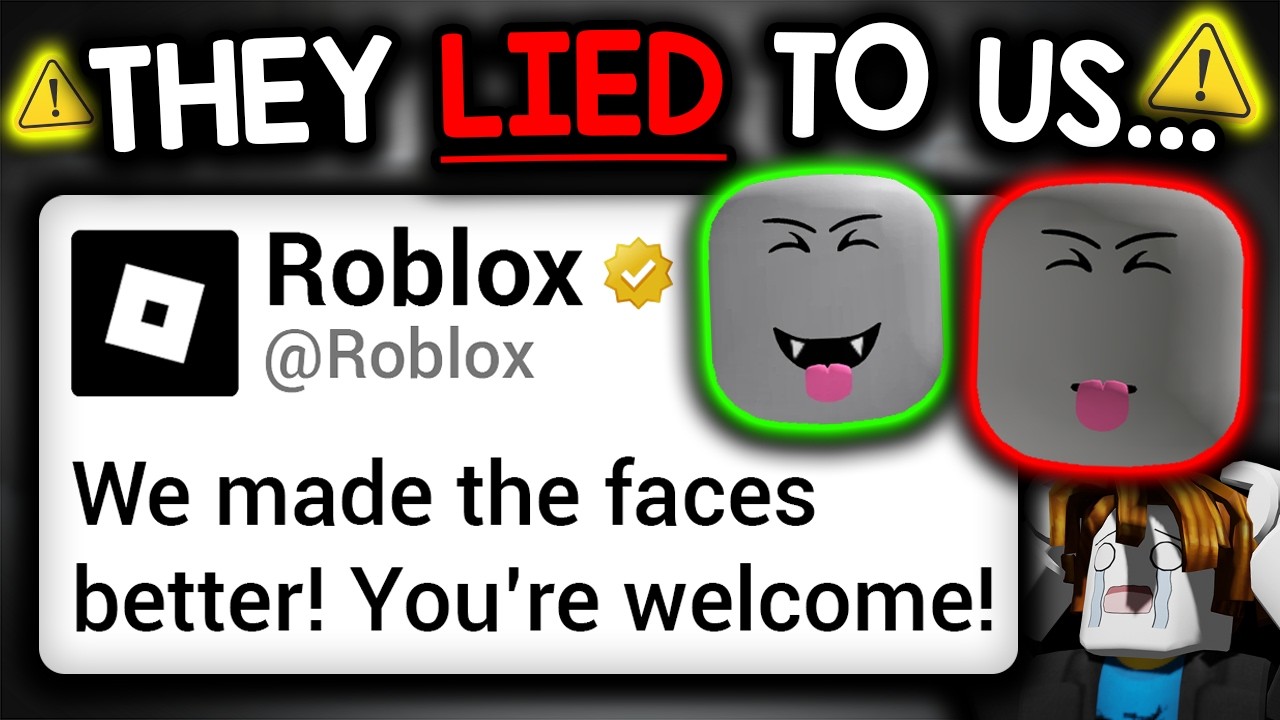 Roblox удалил классические лица... с этим покончено.
