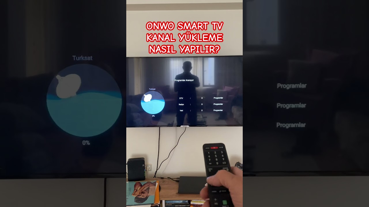 ONWO SMART TV KANAL Y&Uuml;KLEME #digital #smarttv #uydu