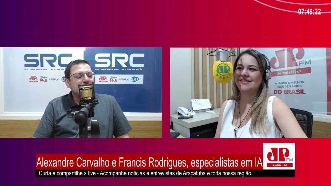 Alexandre Carvalho e Francis Rodrigues, especialistas em IA