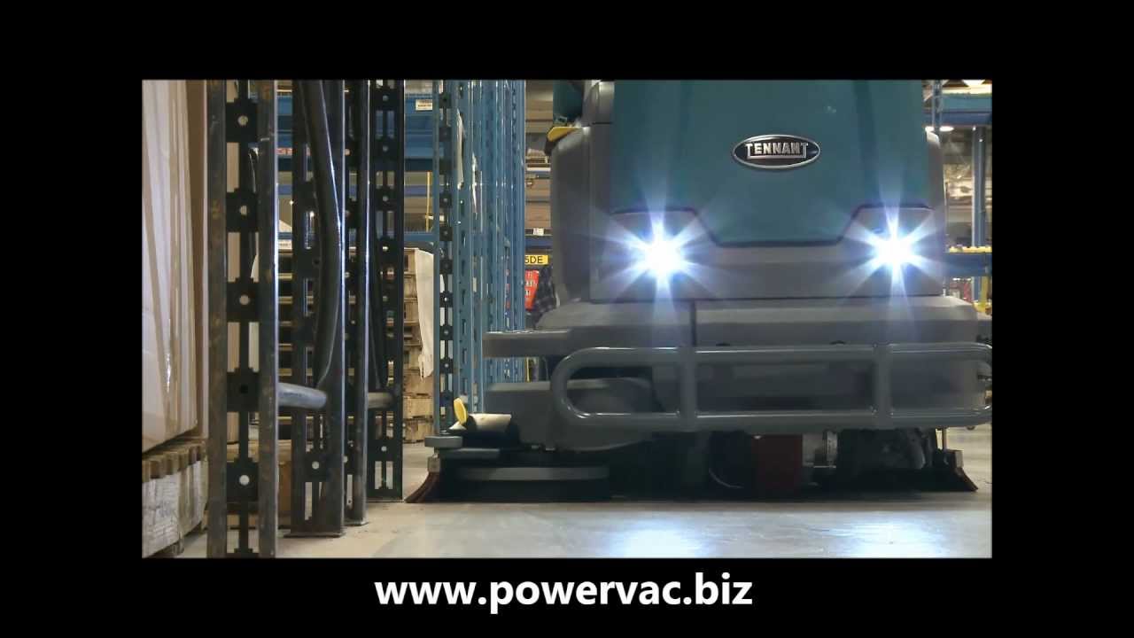 PowerVac Tennant T12 Ride on Scrubber