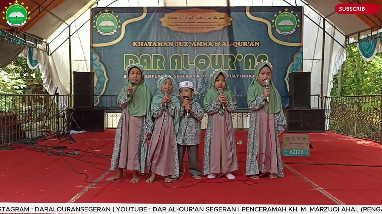 SYAIR RUKUN IMAN | ALYA, ENGKE DKK | SANTRI DAR AL-QUR'AN KLAMPEAN SEGERAN