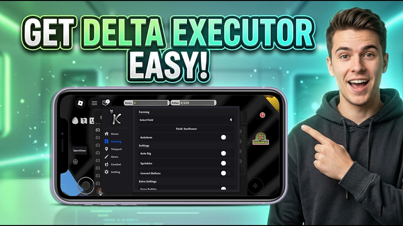 Delta Executor Mobile - NEW Roblox Executor iOS & Android (NO KEY)