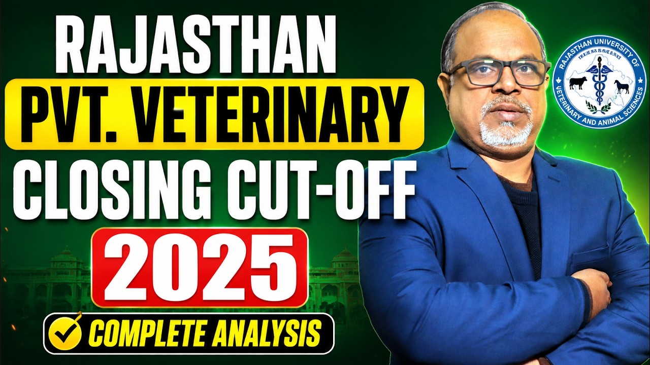 Rajasthan Private Veterinary Colleges Cutoff 2025 - Top Private Veterinary Colleges in Rajasthan