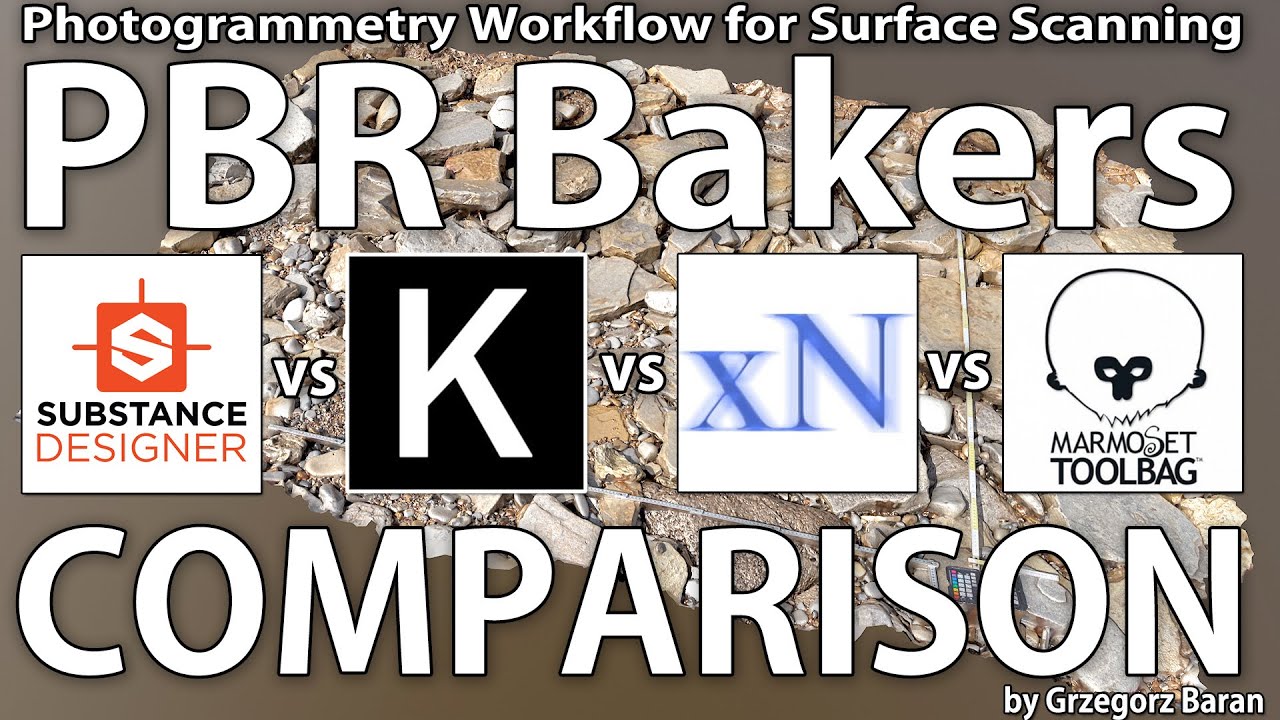 PBR Bakers Comparison - Designer - Knald - XNormal - Toolbag