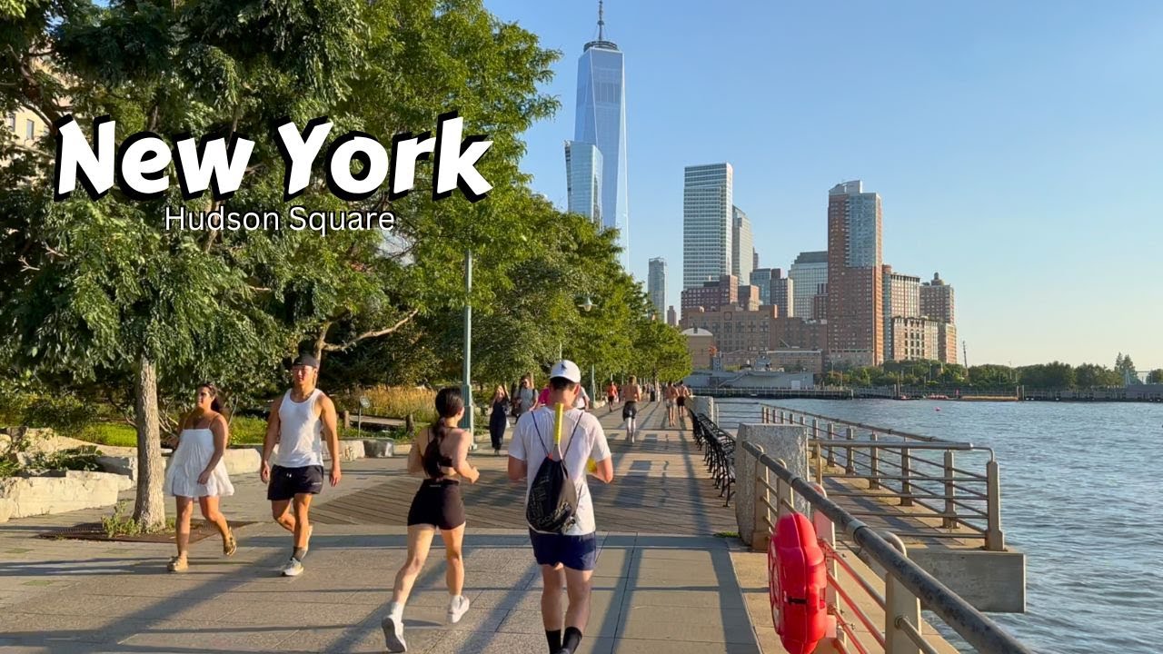 Hudson Square Walk New York City Walking Tour 4k 2023