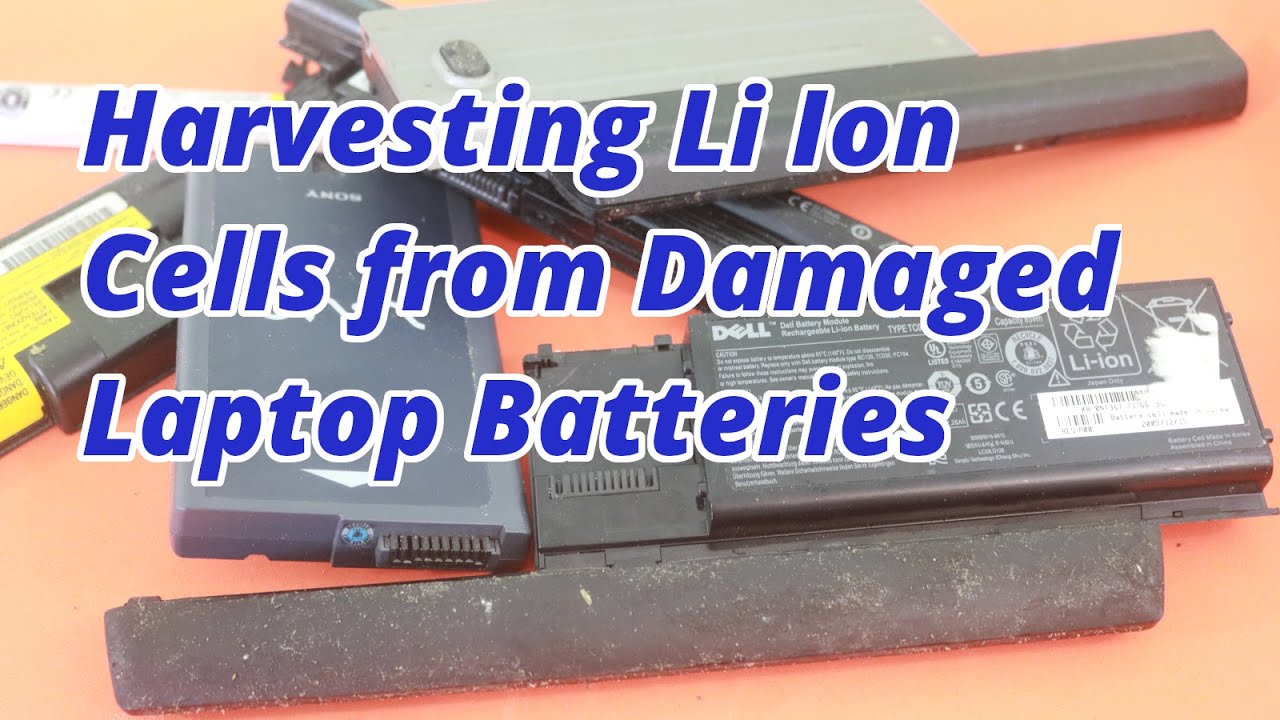 Can you get good lithium cells from bad laptop batteries?