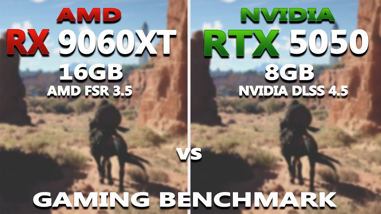 AMD RX 9060 XT kontra NVIDIA RTX 5050 | Ostateczny test w grach | Kt&oacute;ra karta graficzna wygrywa? ...