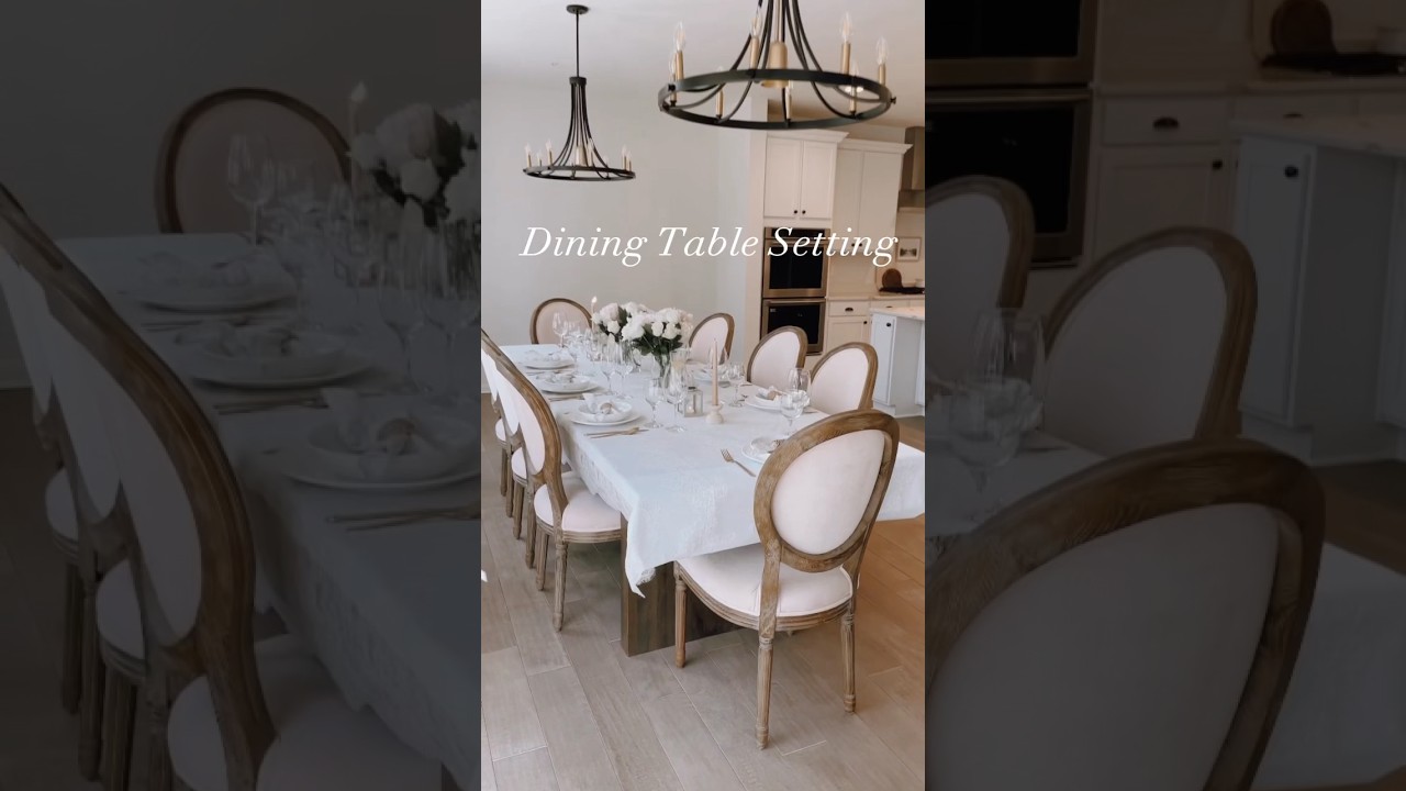 🌷SIMPLE SPRING TABLE SETTIING #shorts #spring #interiordesign