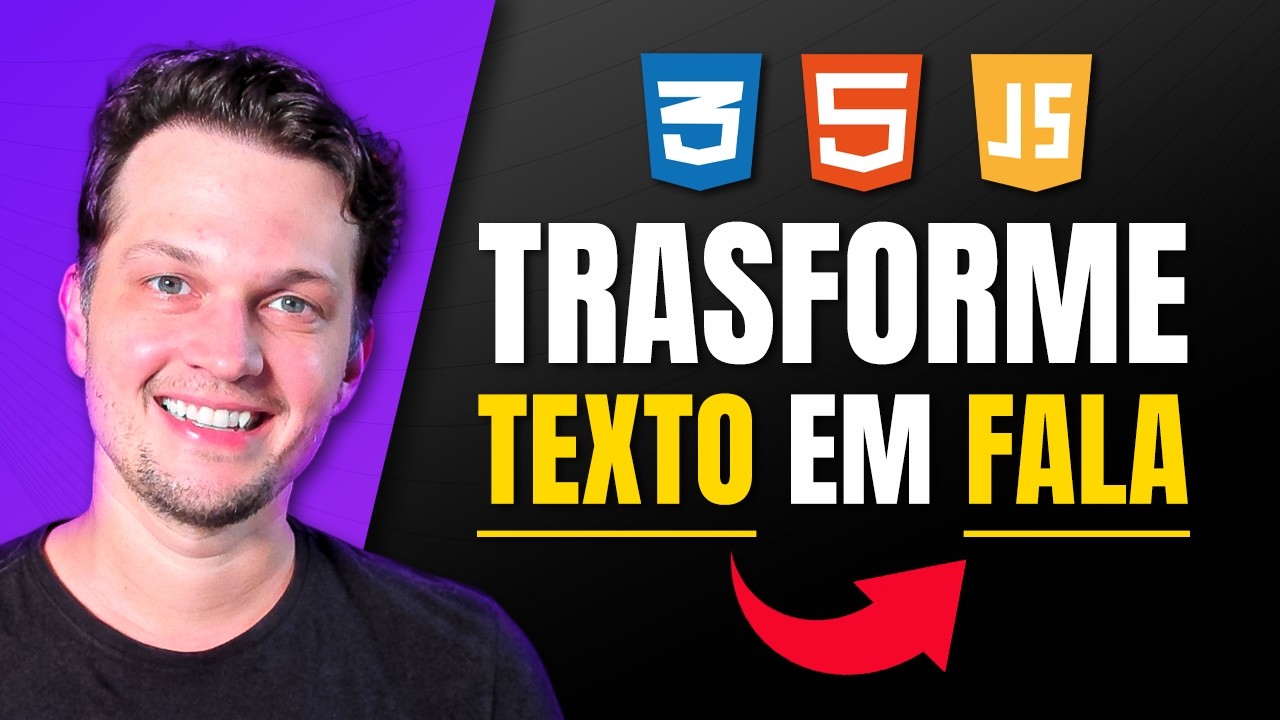 PROJETO CONVERSOR DE TEXTO PARA AUDIO - COMO CONVERTER TEXTO PARA AUDIO COM JAVASCRIPT