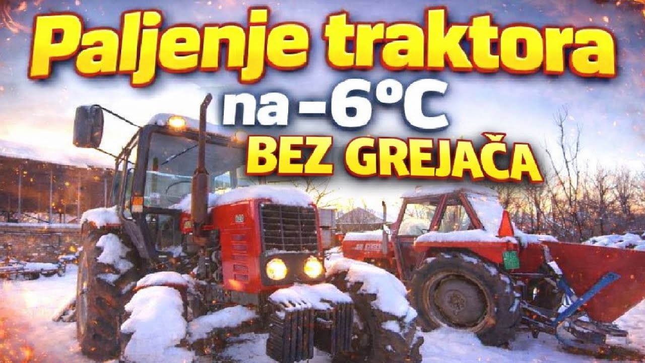 Зимний тест без обмана: MTZ 820 и IMT 542 при -6 градусах #трактор