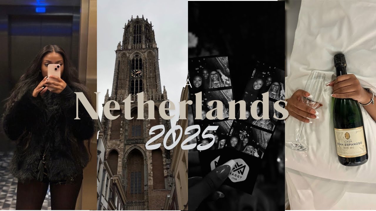 NYE IN THE NETHERLANDS🇳🇱 : FIREWORKS + BUBBLES & UTRECHT NIGHT LIFE | Lebohang Mangwane