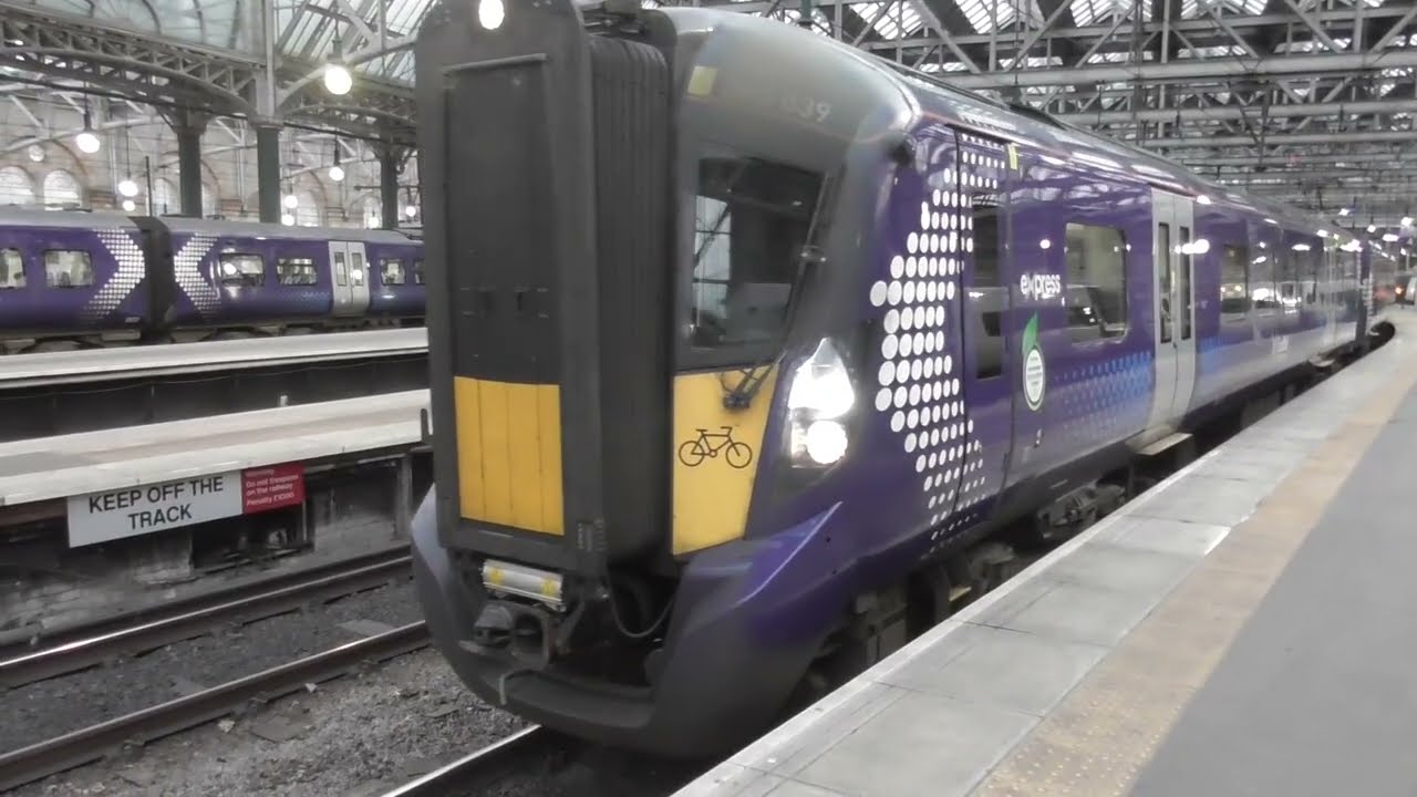 Trains at Glasgow Central, 22/3/2025